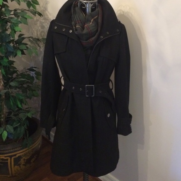 Kenneth Cole Jackets & Blazers - Kenneth Cole black wool stylish coat